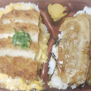 ミニストップのW盛！かつ丼＆チャーシュー丼