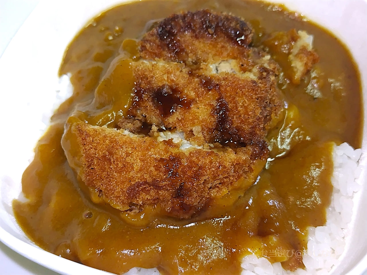 メンチカツカレー完成