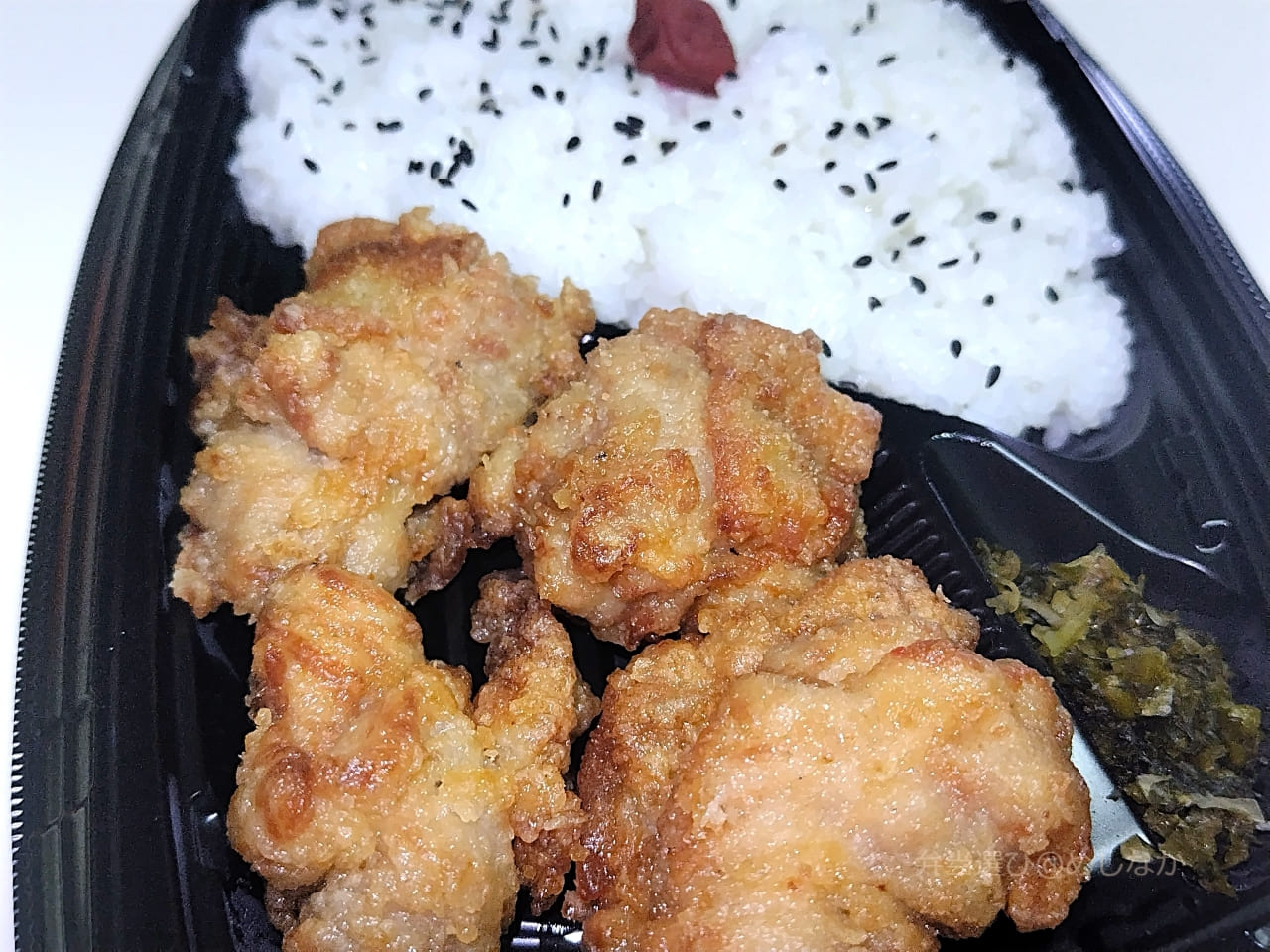 にんにくが決め手の唐揚弁当