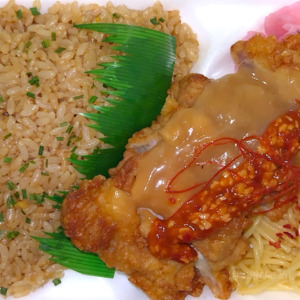 こってり唐揚げ＆炒飯
