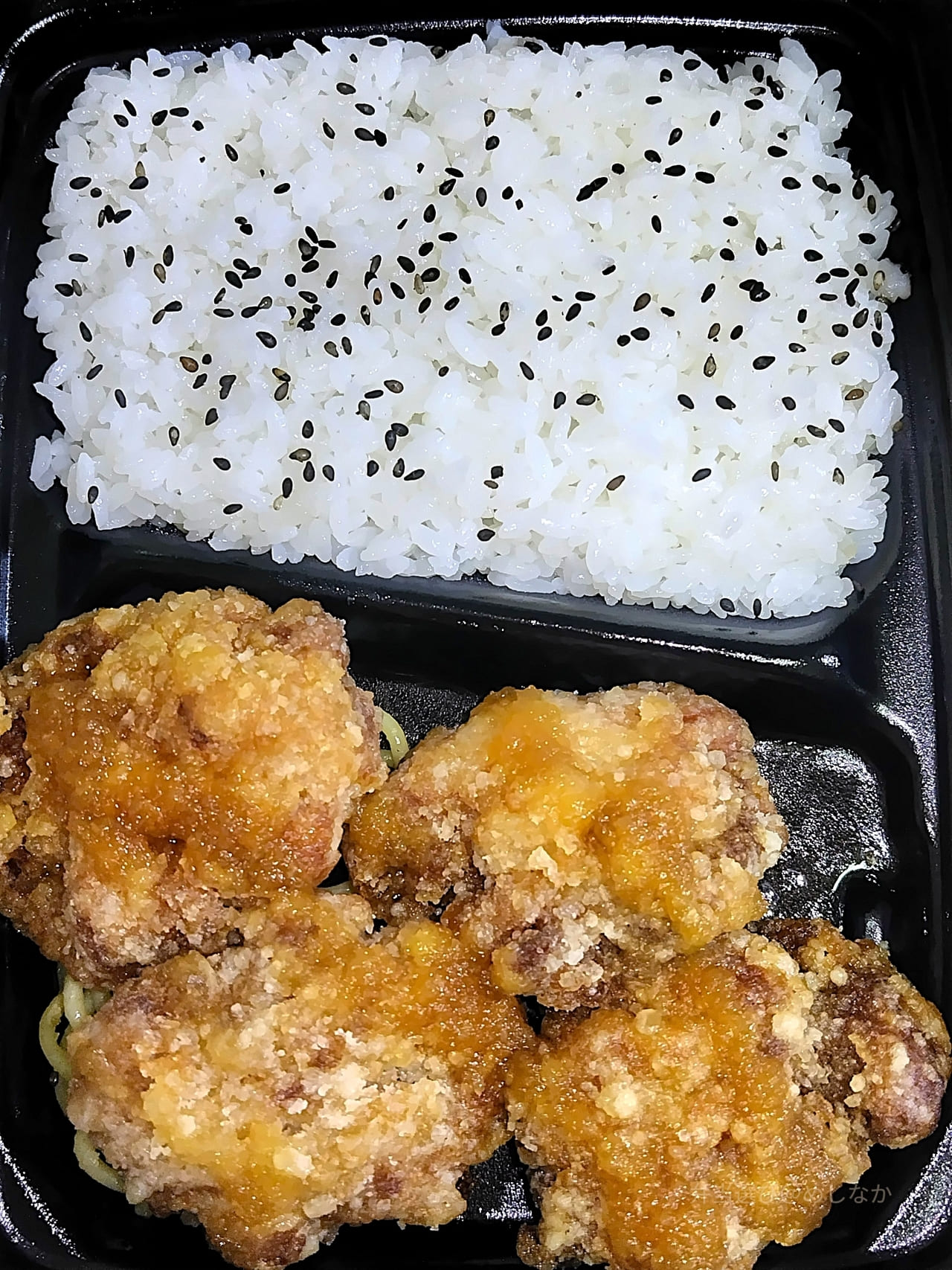 ローソンの鶏竜田揚げ弁当