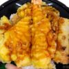 大きくて食べごたえある天ぷらがドサッと山盛り！ベルクスの具沢山天丼（めしなか） -
